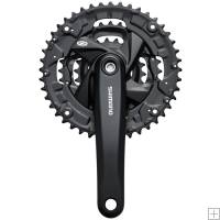 Shimano FC-M371 Crankset 44 / 32 / 22T - 175 mm Black