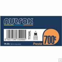 Nutrak 700 x 19 - 25C Presta 80 mm Long Valve Tube