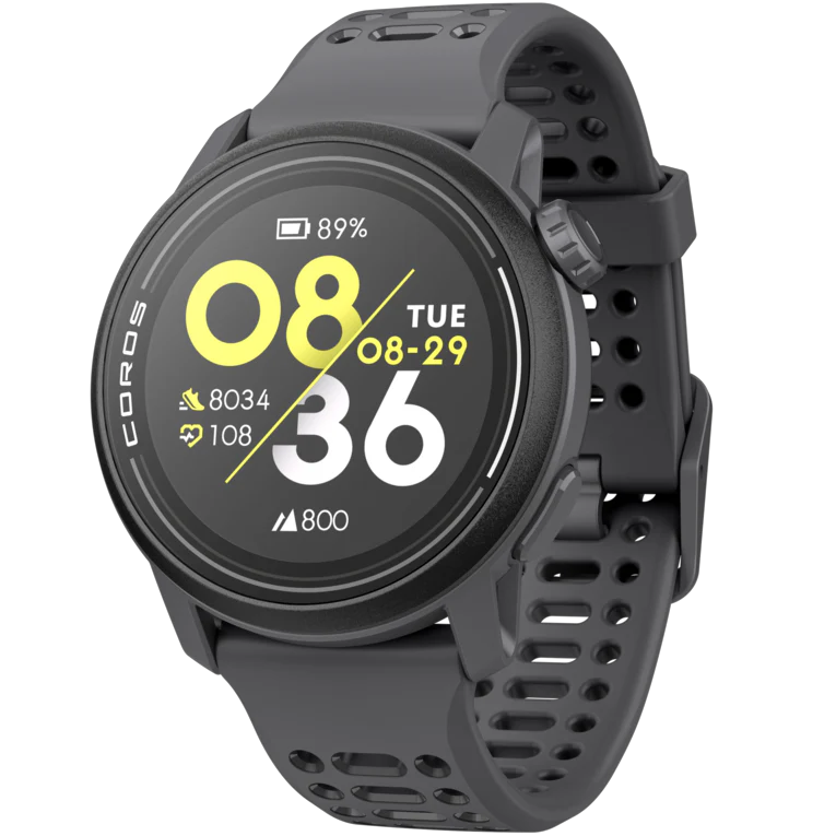 Coros Pace 3 GPS Watch Black Silicone Band