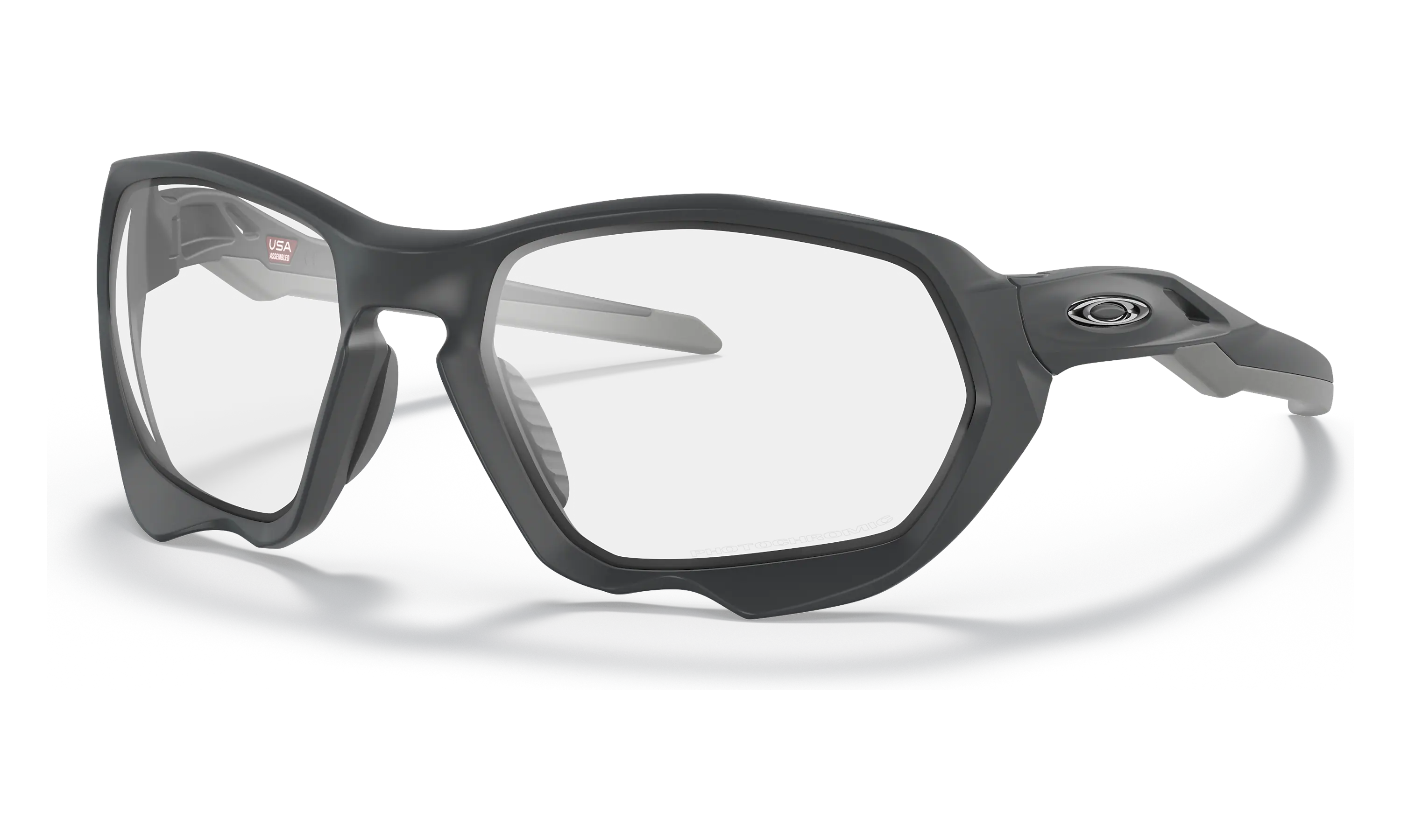 Oakley Plazma Matte Carbon Photocromic Sunglasses